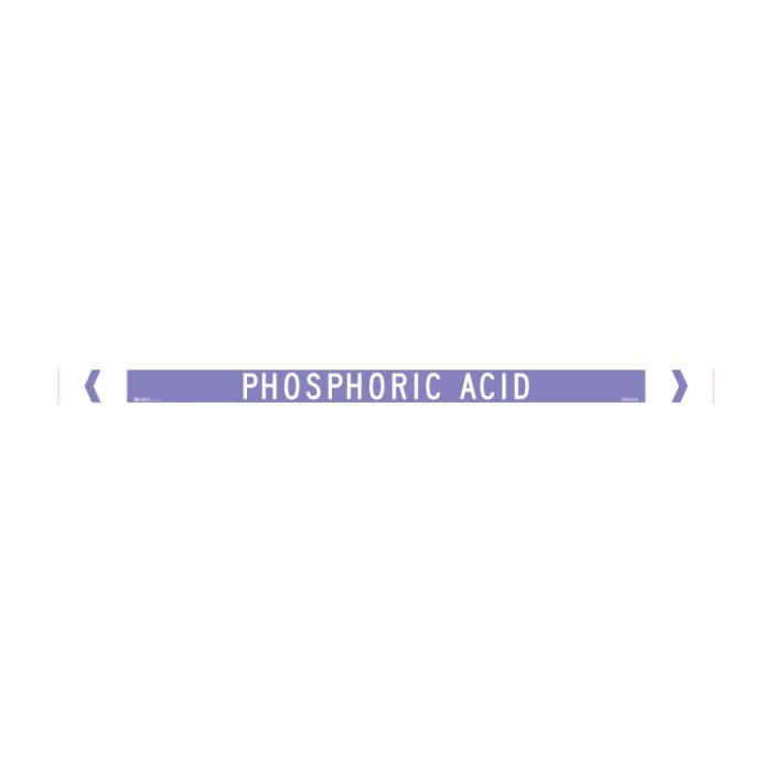 PF890438 Pipemarker - Phosphoric Acid
