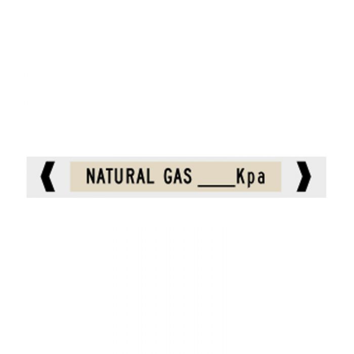 PF893811 Pipemarker - Natural Gas Kpa