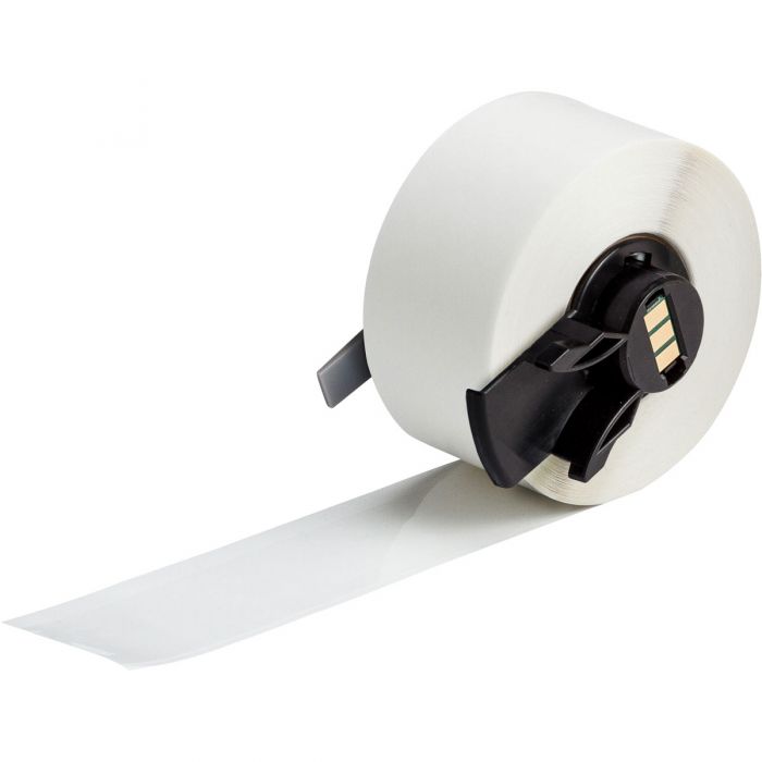 Aggressive Adhesive Multi-Purpose Clear Polyester Label Tape for M6 & M7 Printers - 25.40 mm (W) x 15.24 m (L)