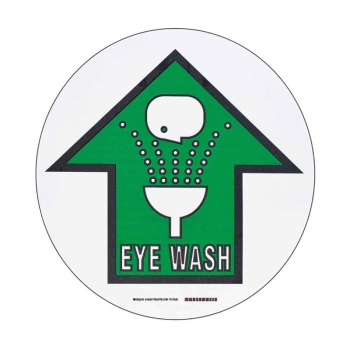 ToughStripe Floor Signs - Eye Wash