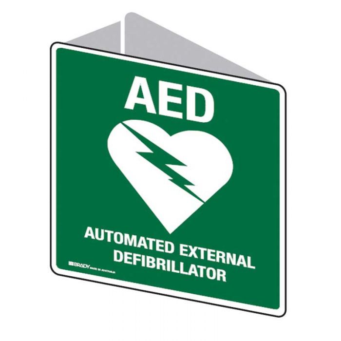 Emergency Information Sign - AED  