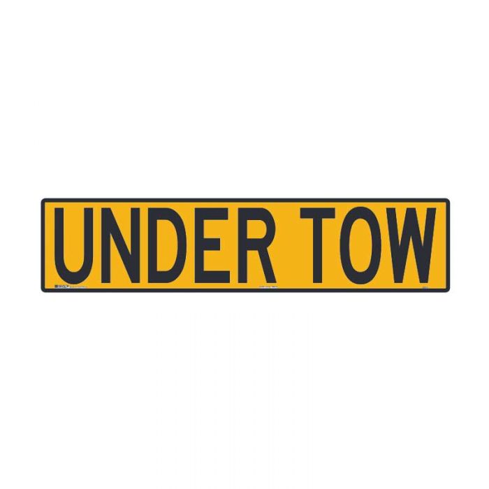 Vehicle Sign - Under Tow, 1020 x 250mm, Class 1 Reflective Vinyl Tie-On Banner