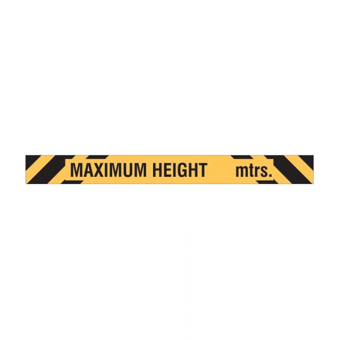 Semi Custom Overhead Sign - Maximum Height __ mtrs (Metal) H150mm x W1500mm