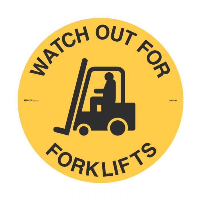 Floor Sign - Watch Out For Forklifts