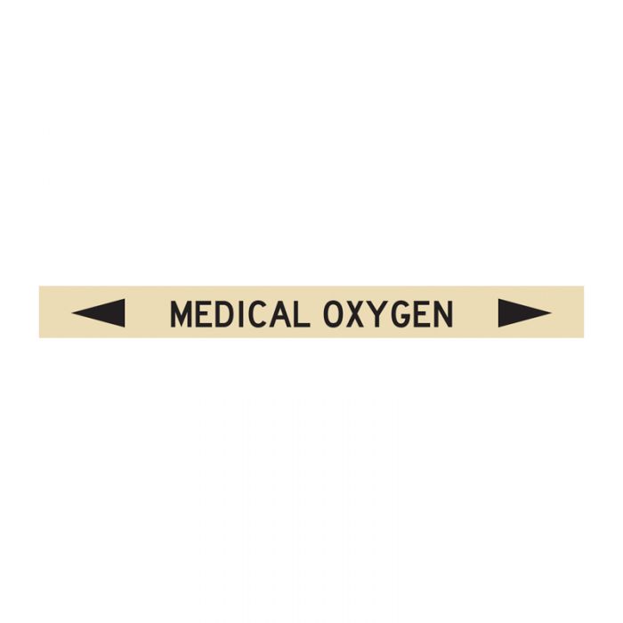 Pipemarker - Medical Oxygen - Pack of 10