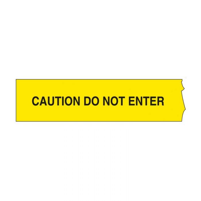 Printed Barricade Tapes - Caution Do Not Enter, W75mm x L60m