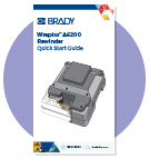 Brady Wraptor A6200 Printer Quick Start Guide